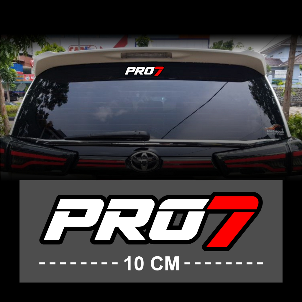 Jual Sticker Pro7 Kaca Mobil Aksesoris Stiker Pro7 Sudah Cutting ...
