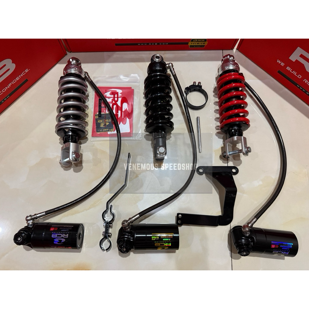 Jual Monoshock Shock RCB Racing Boy DB3 R15 Vixion Xabre 265MM | Shopee ...