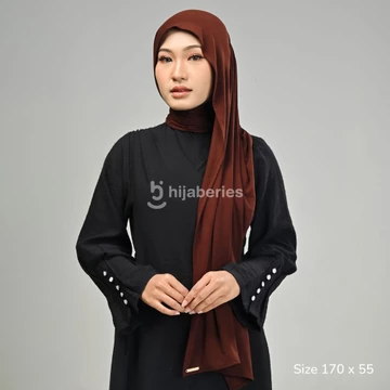 FREE SCRUNCHIE Hijaberies Kesa Pashmina Kaos (Pashmina Bahan Rayon Spandex Dan Tencel Modal)