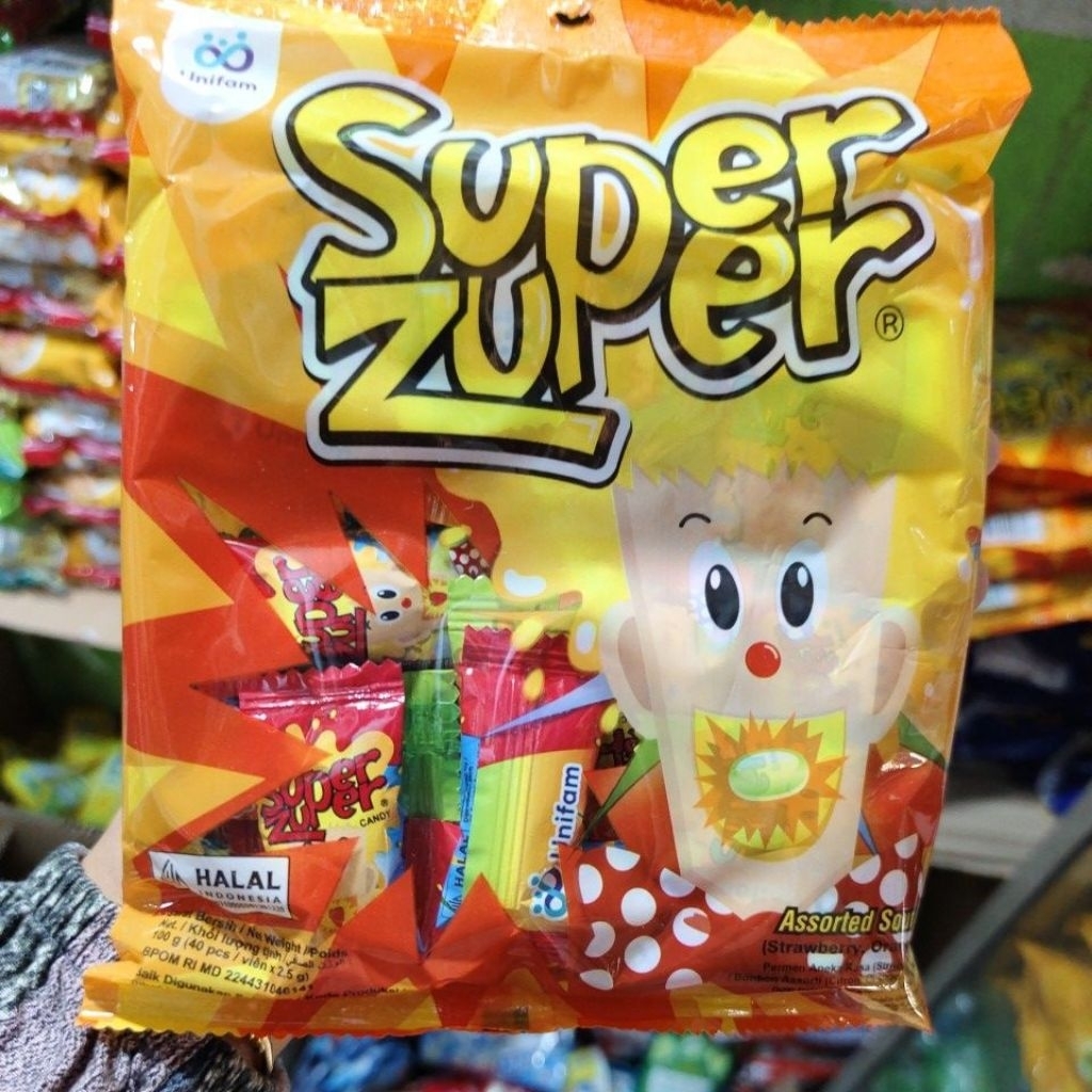 Jual PERMEN SUPER ZUPER ISI 40PCS | Shopee Indonesia