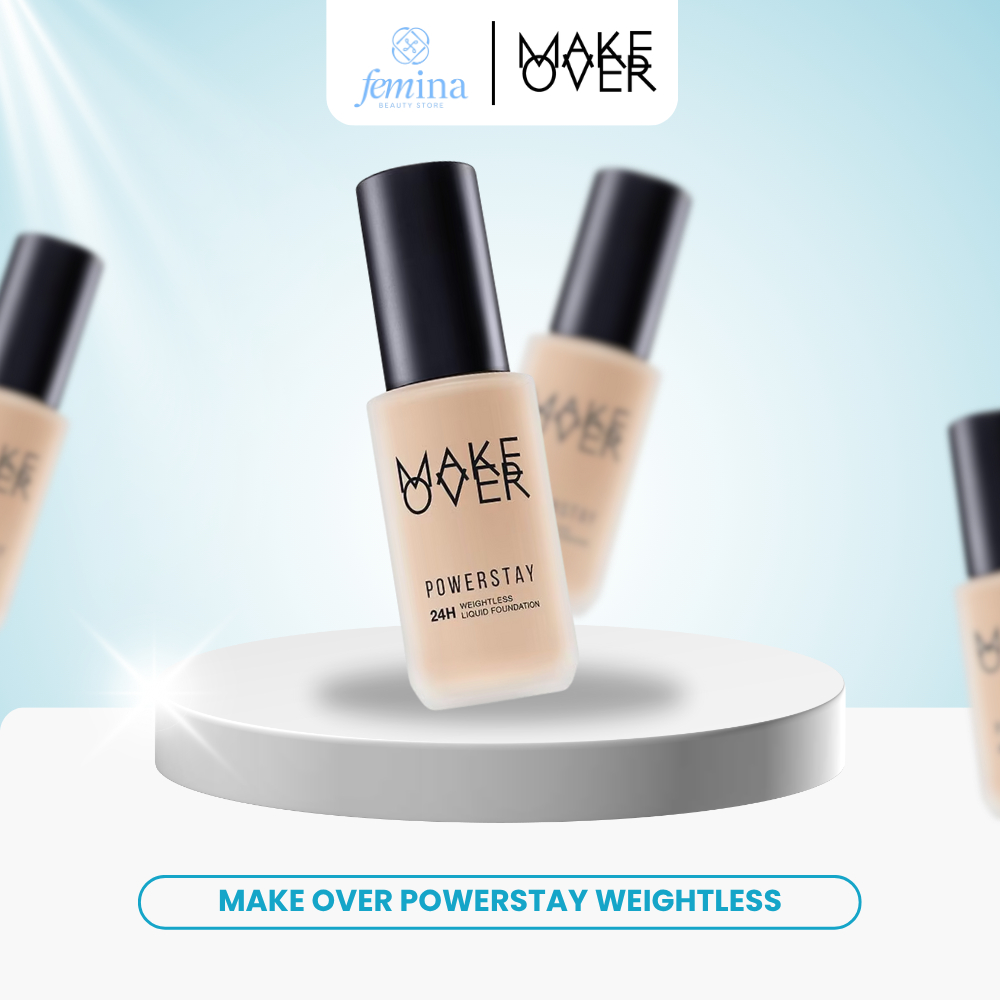 Jual Make Over Powerstay Weightless Liquid Foundation 33 ml | Shopee ...