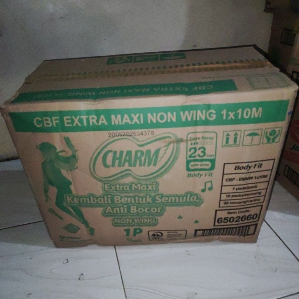 Jual Charm Extra Maxi Non Wing 1P 1 DUS isi 48 Renceng | Shopee Indonesia