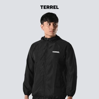 Terrel basic windbreaker jacket black