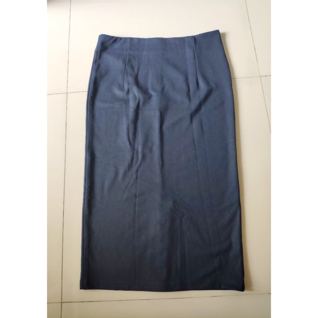 Jual Rok Span Pencil Skirt Executive Navy | Shopee Indonesia