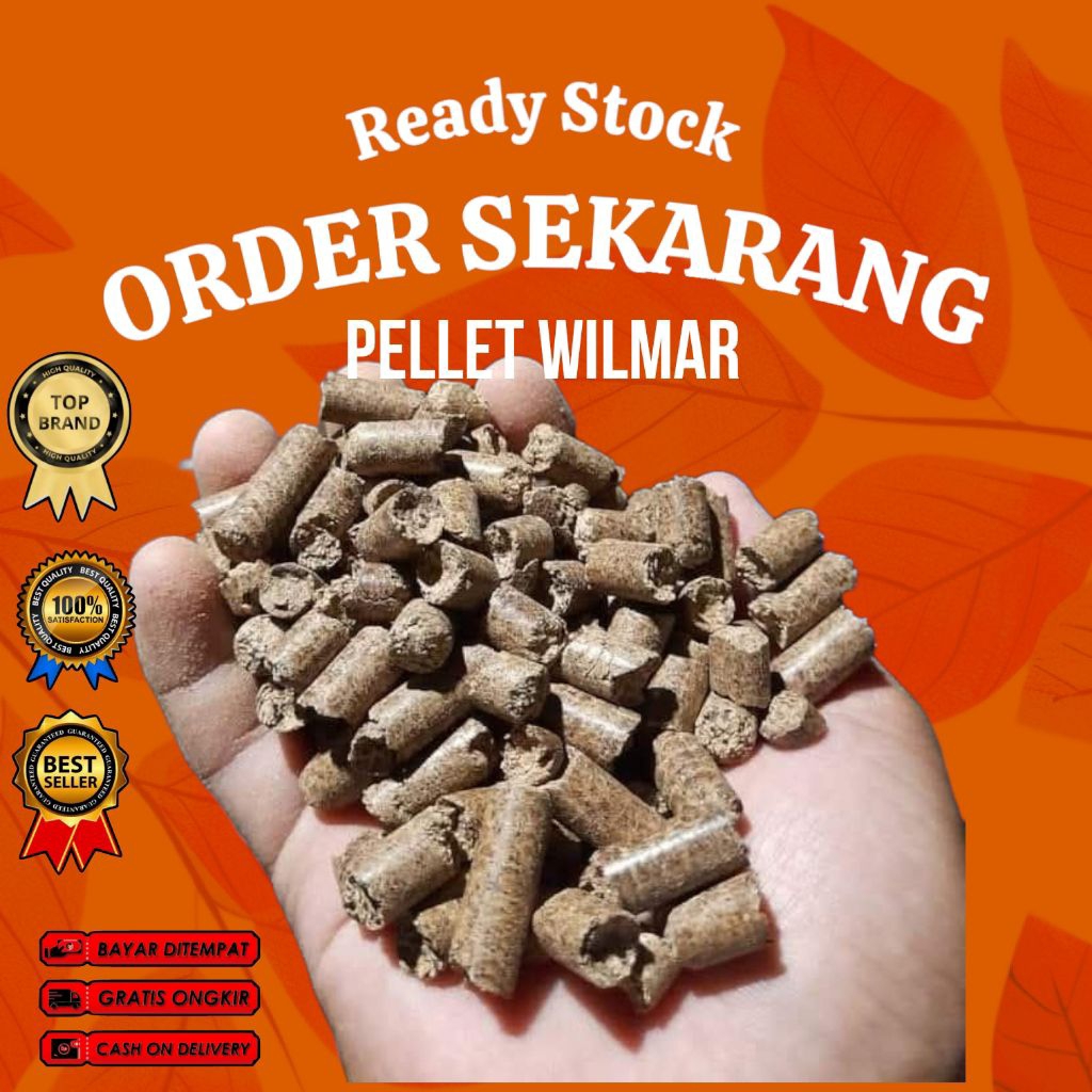 Jual PAKAN TERNAK PELET WILMAR PELLET PAKAN TERNAK 500 GRAM | Shopee ...