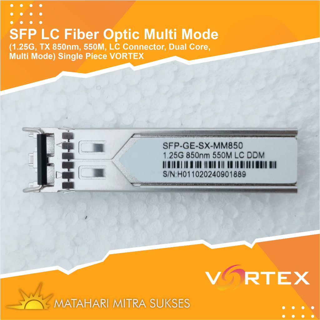 Jual SFP LC Fiber Optic Multi Mode (1.25G, TX 850nm, 550M, LC Connector ...