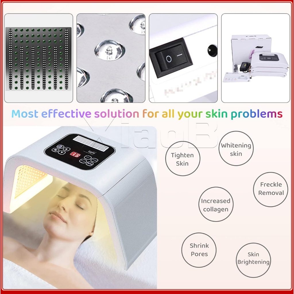 Jual 【In Stock】Alat Perawatan Wajah Spa Face Terapi Sinar Lampu Masker ...