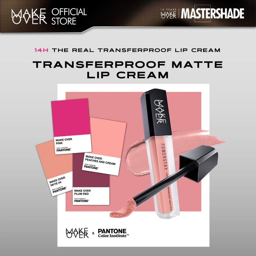 MAKE OVER Powerstay Transferproof Matte Lip Cream 
