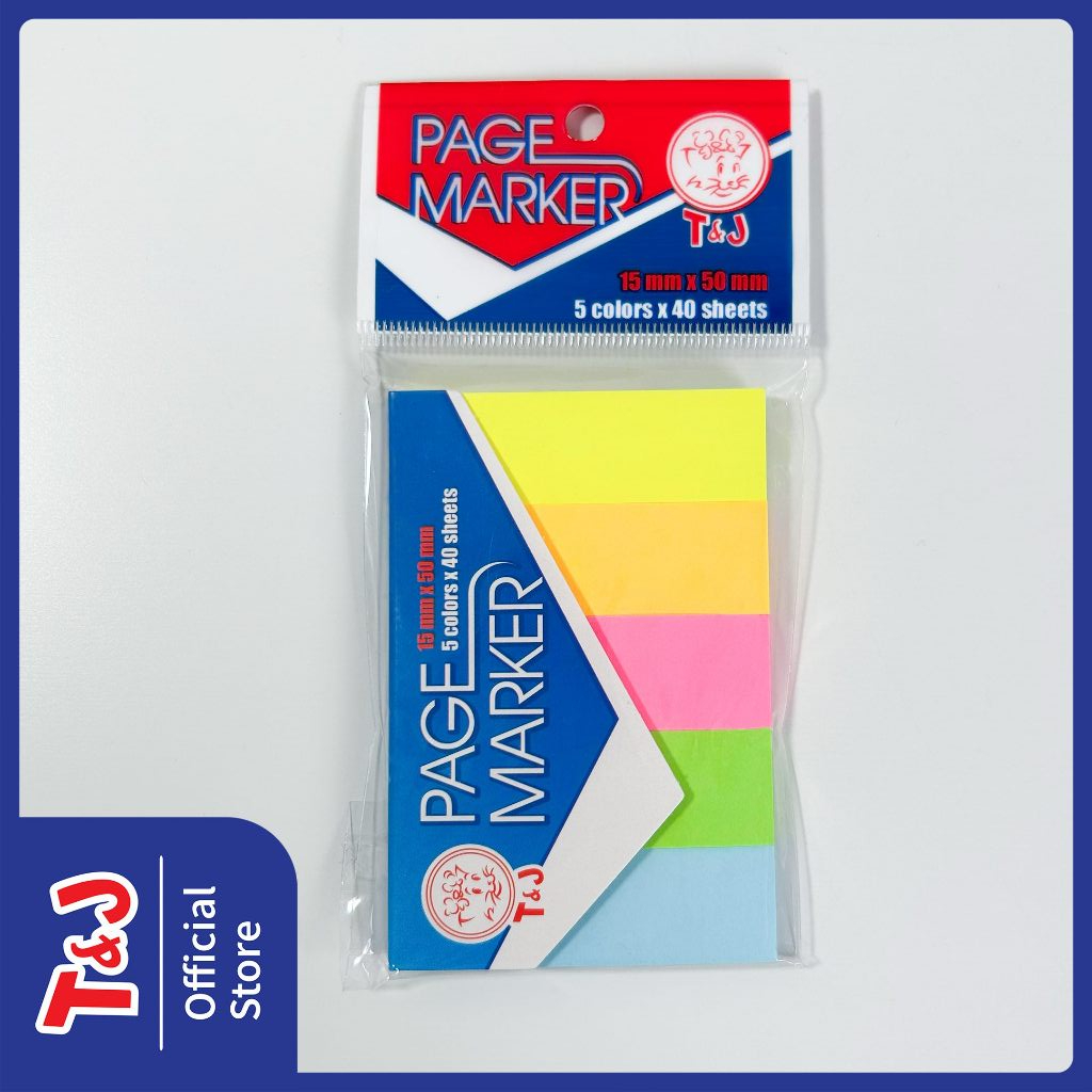 Jual T&J Labels Sticky Notes TJ - Page Marker | Shopee Indonesia