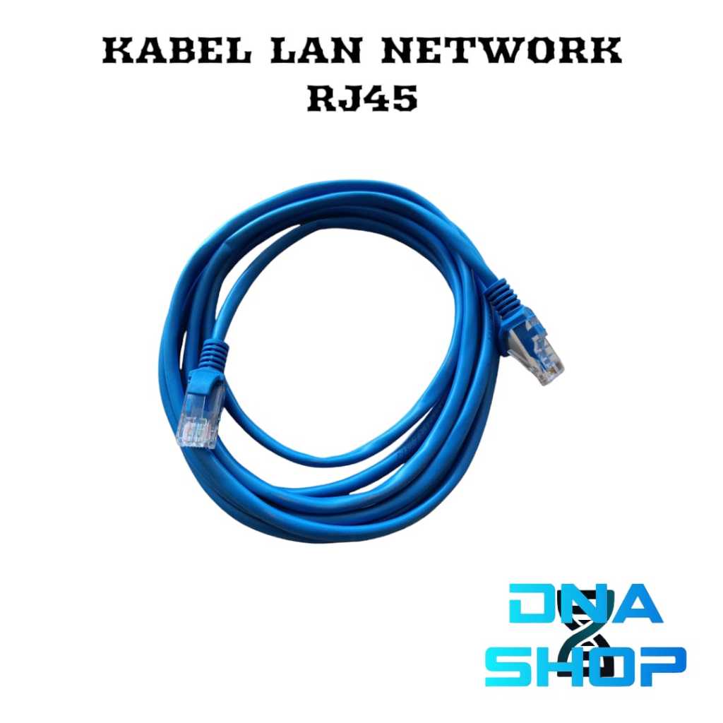 Jual Kabel LAN With Connector RJ45 Jaringan Internet CAT 5e | Shopee ...