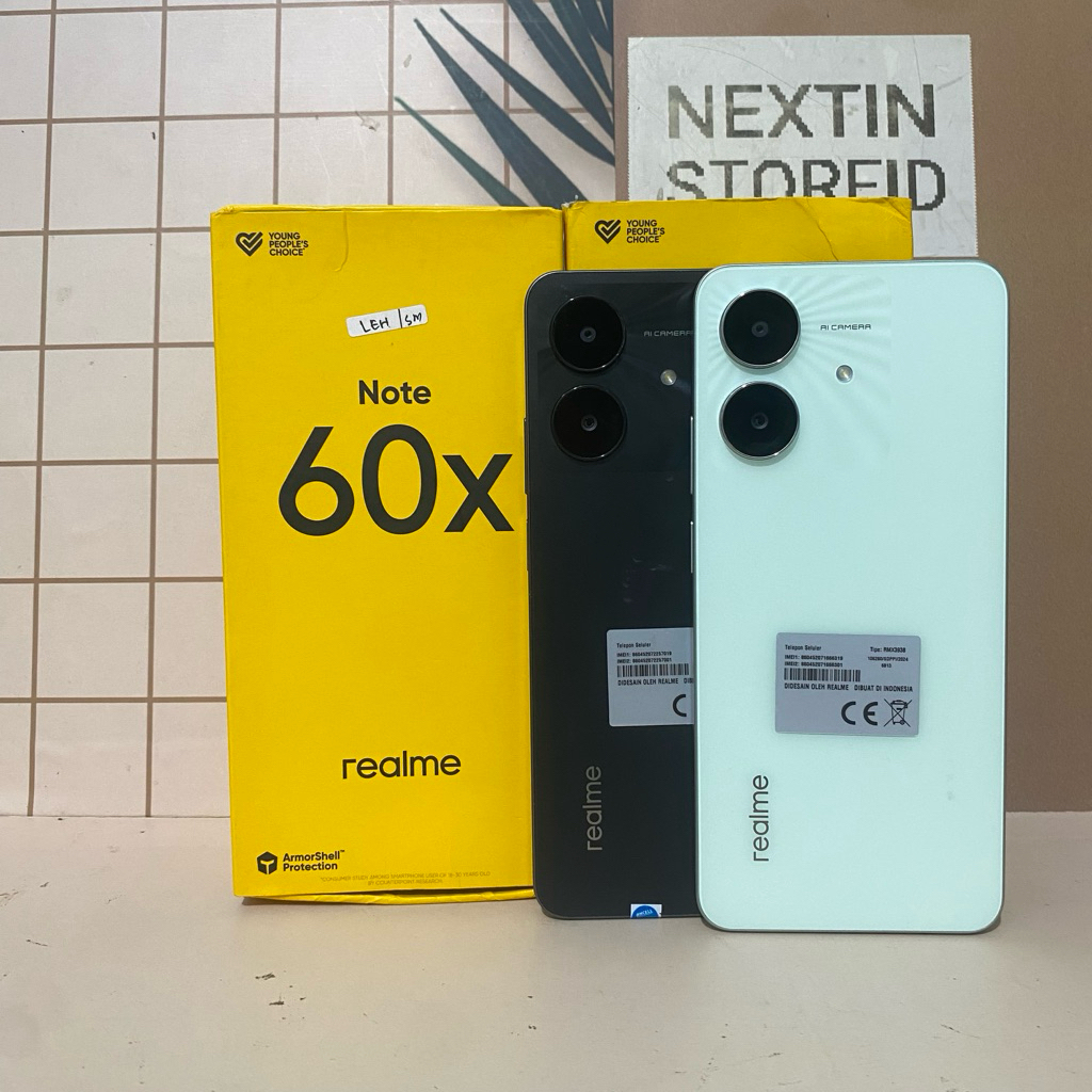 Jual REALME NOTE 60X 4/64 4/128 SECOND FULLSET | Shopee Indonesia