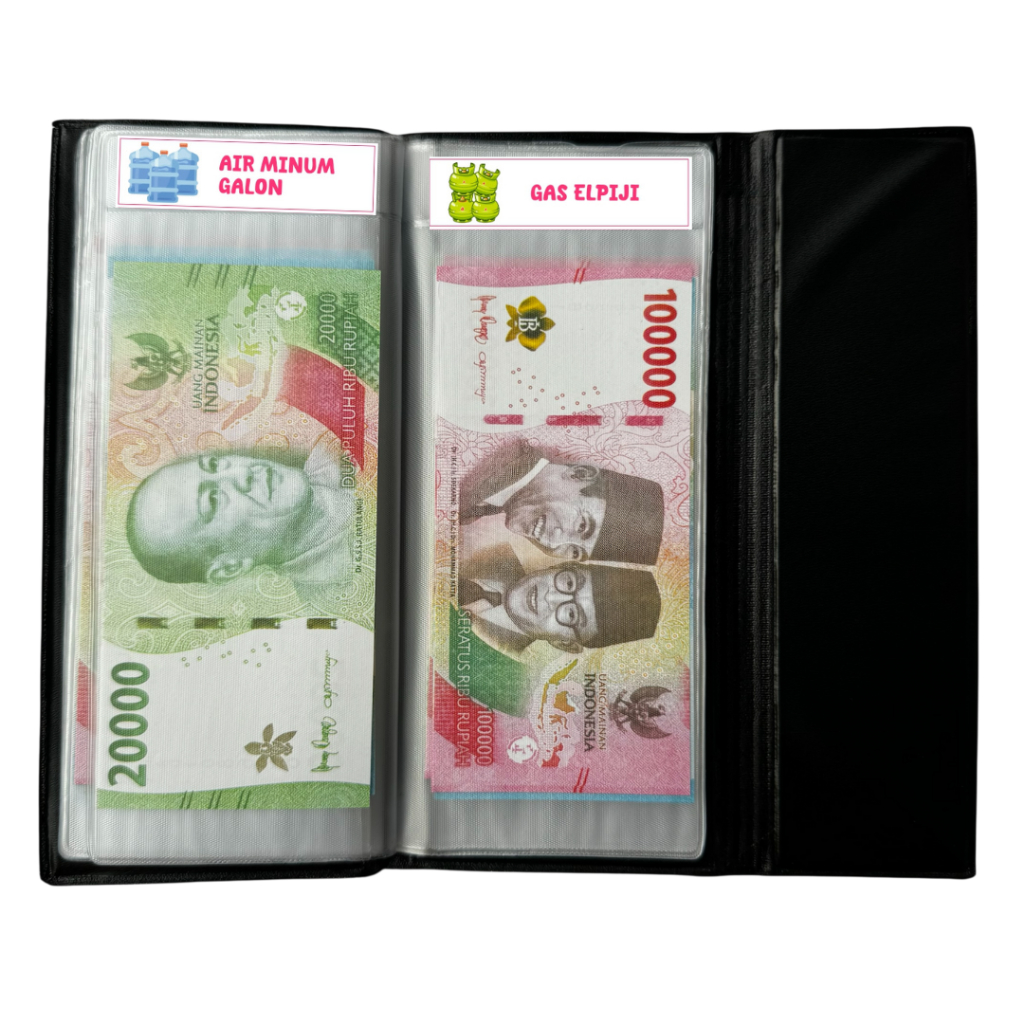 Jual Stiker Dompet Budgeting Single Kebutuhan Organizer Keuangan ...