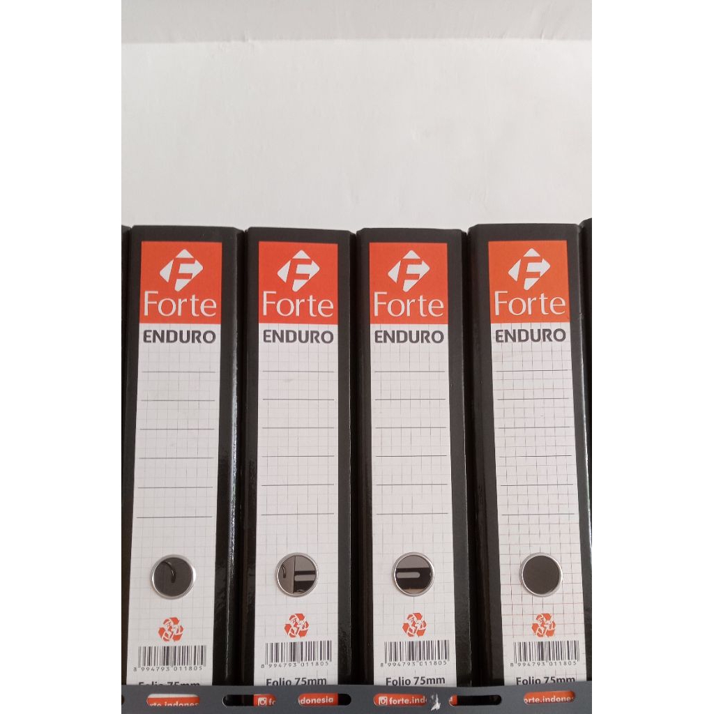 Jual Ordner Enduro F4 75mm Forte Black / Ordner Forte | Shopee Indonesia