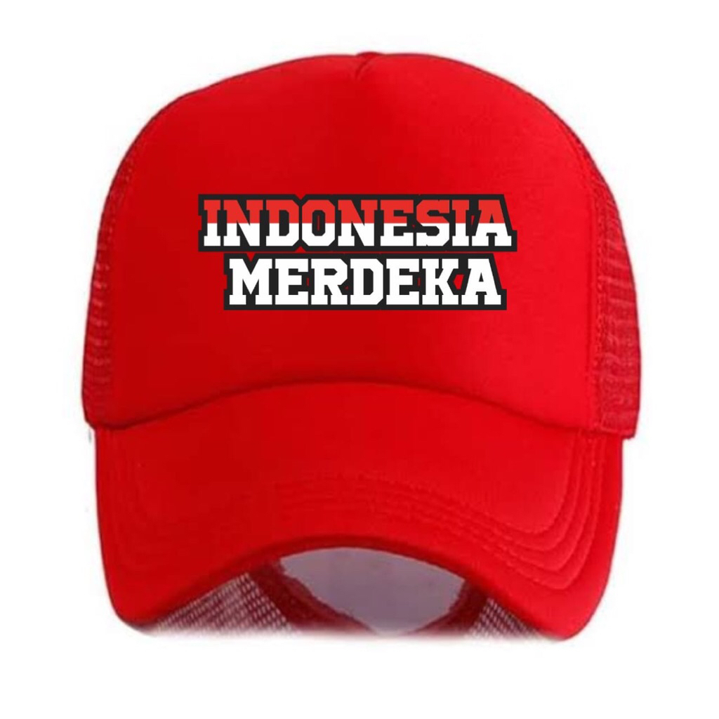 Jual Topi Trucker Jaring Panitia HUT RI Kemerdekaan 80 1945/ Topi ...