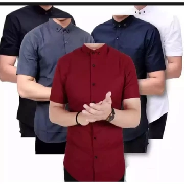 Kemeja Premium KEMEJA Lengan Pendek Distro Kemeja Polos AFFI COLECTION
