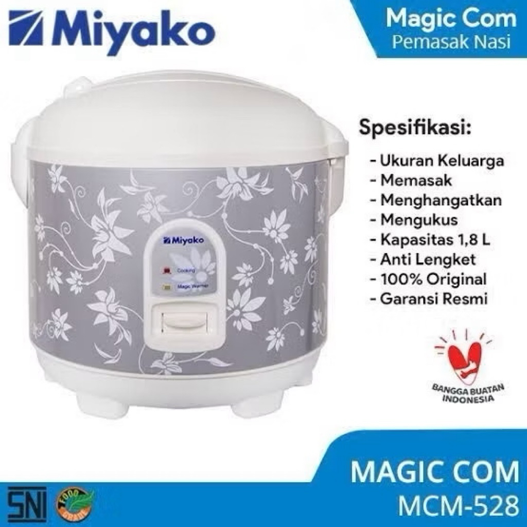 Jual Magic Com Rice Cooker Miyako 1.8L | Shopee Indonesia