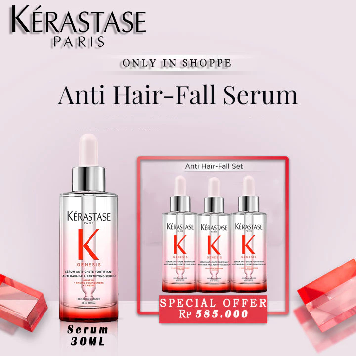 Jual Kerastase Anti Hair Fall Serum Rambut Rontok Genesis 30ml【100% ...