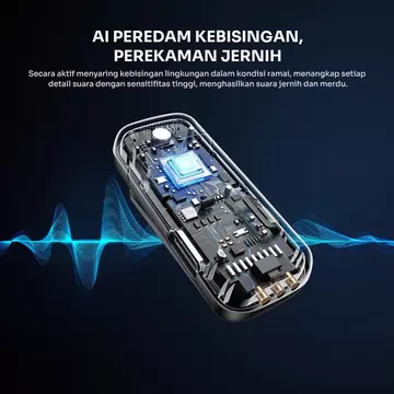 Robot Rs20 Plus Wireless Microphone 1 To 2 Clip Connector Port Type C Mic Bluetooth Live