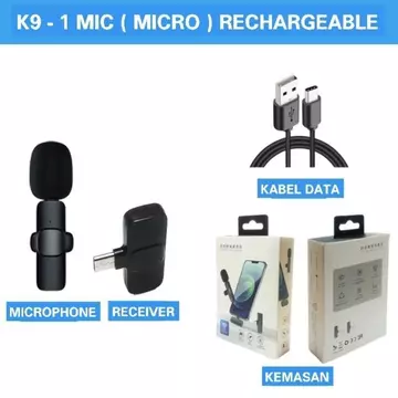 2 Mic Clip On Wireless Mikrofon Dengan Clip On Wireless Microphone Mikrofon For Type C