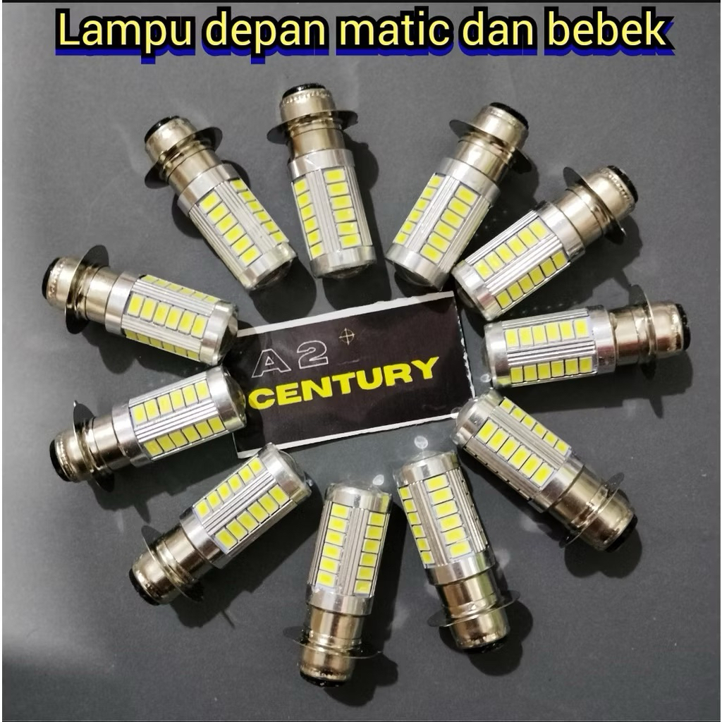 Jual ORIGINAL LAMPU MOTOR LAMPU AC DC LAMPU LED UTAMA DEPAN 33 LED ...