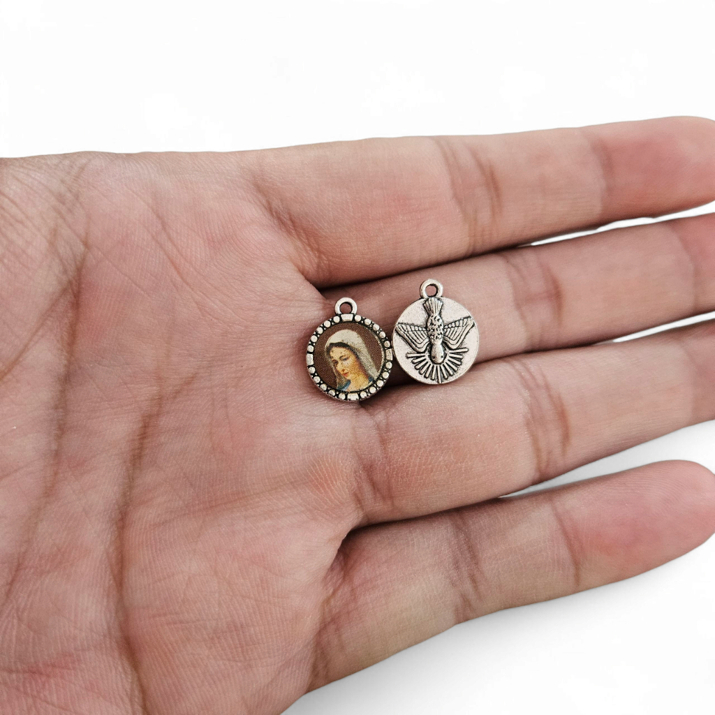 Liontin Maria Roh Kudus 1,5cm Isi 1pcs 3