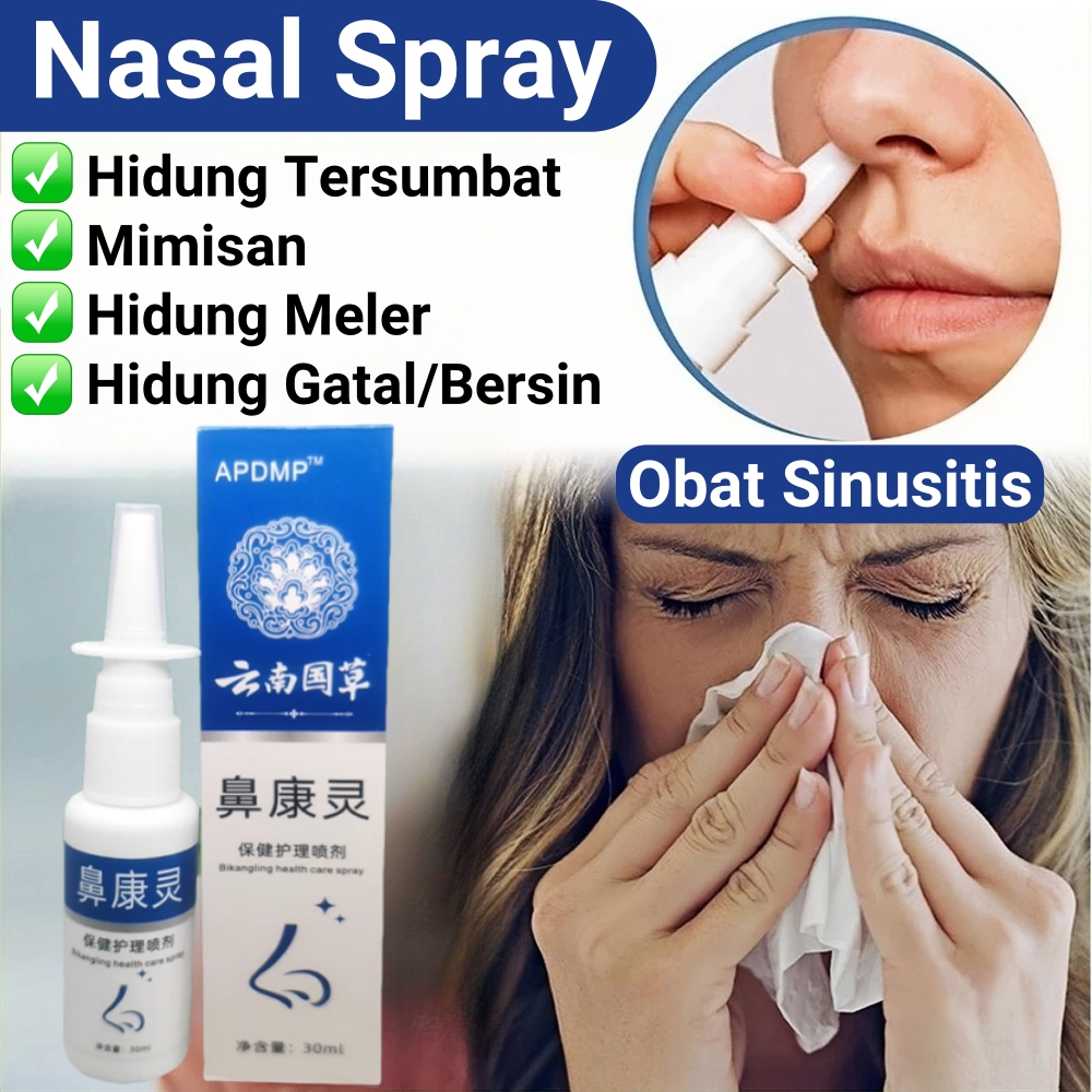 Jual Nasal Spray Obat Sinusitis Paling Ampuh Semprot Hidung Tersumbat ...