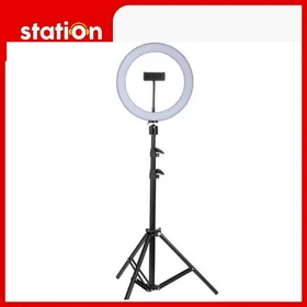 Tripod Ring Light 26Cm 33Cm Makeup Youtube Tiktok Lampu Cincin Dimmable Photo Studio Tripod