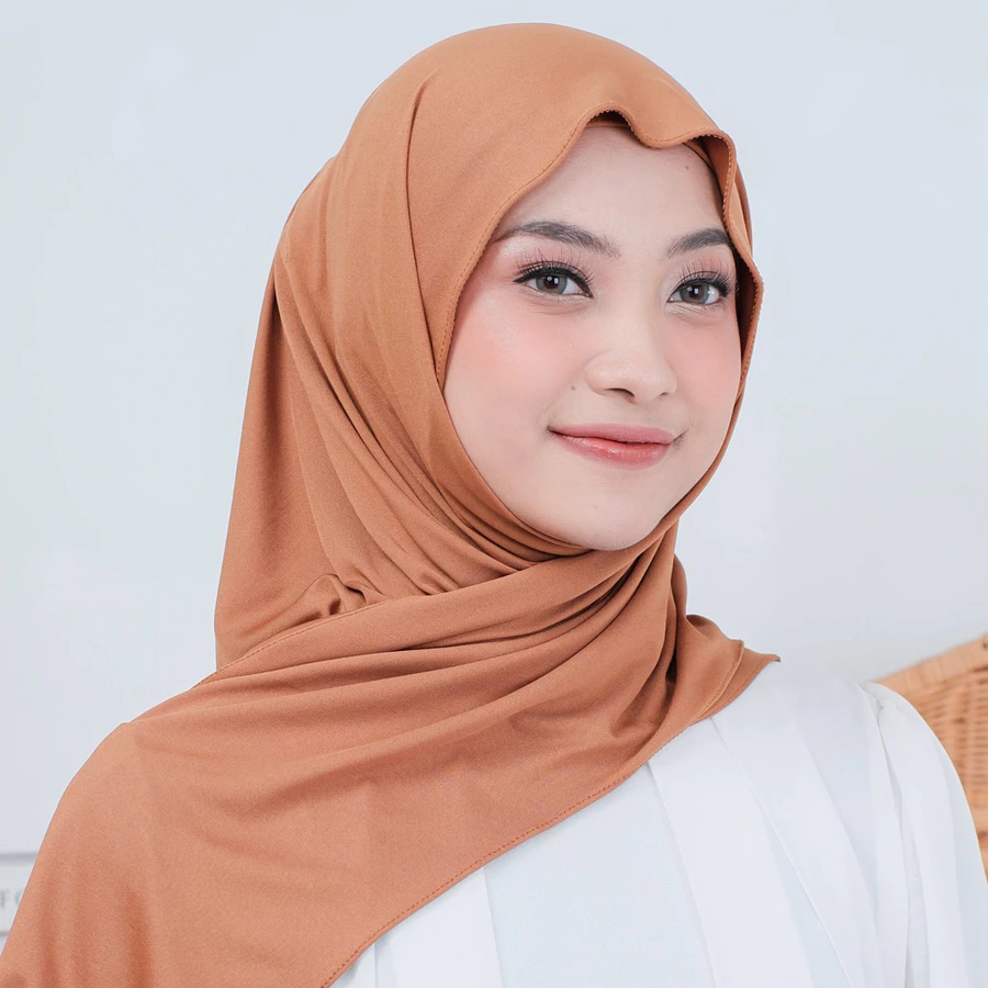 Instant Hijab Pashmina - Almond