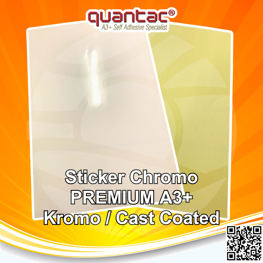 Jual Quantac Stiker Kromo PREMIUM A3+ Glossy Digital Print Laser Toner ...