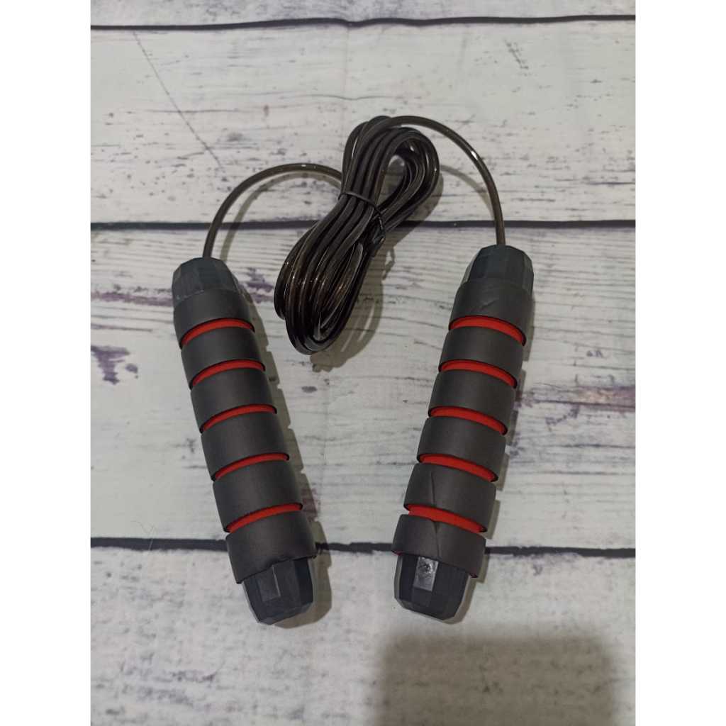 Jual Tali Skipping Jump Rope Gym Fitness Lompat Tali Warna Merah ...
