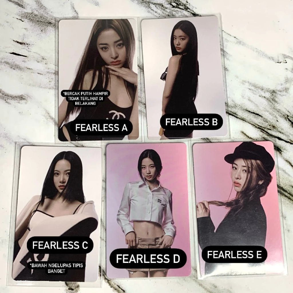 Photocard Resmi LE SSERAFIM - Koleksi Eksklusif dan Unik