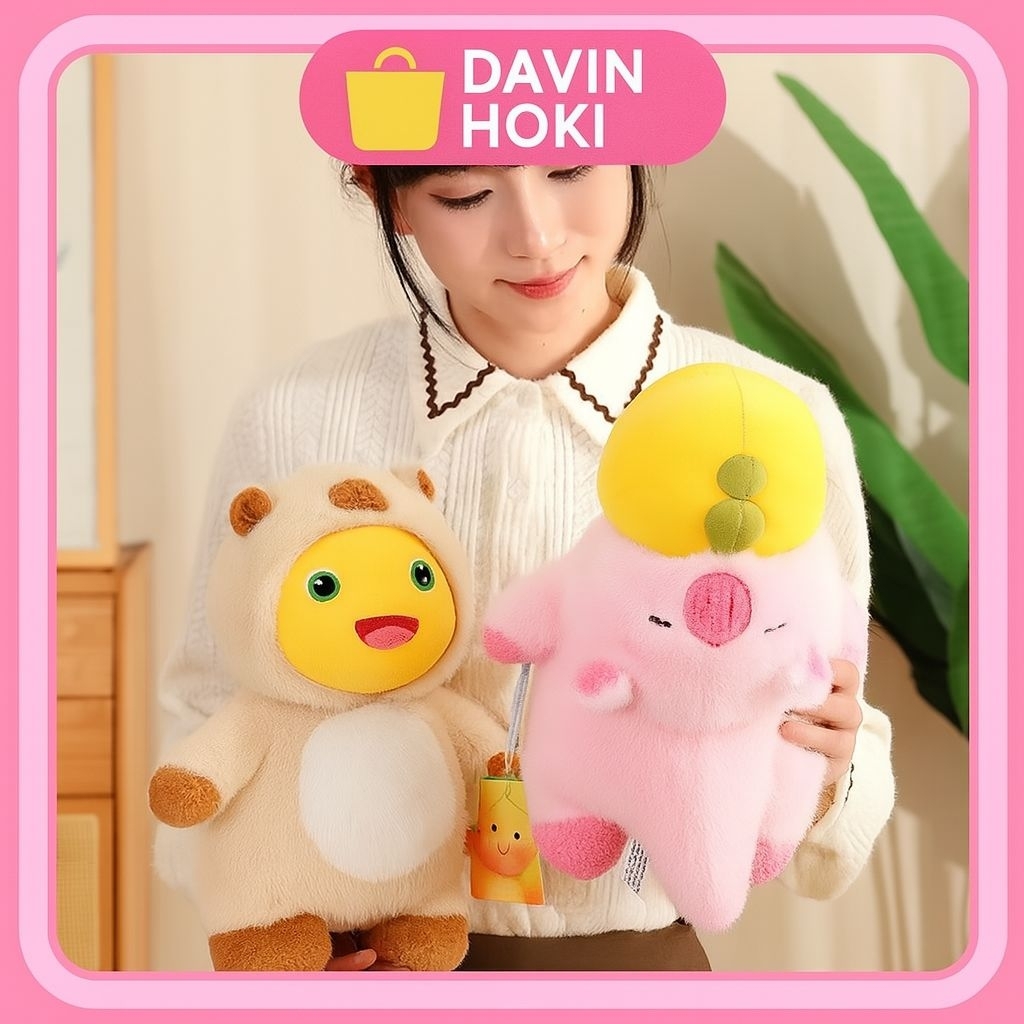 Jual Boneka Naga Susu Nailong Mainan Mewah Face Nailoong Capybara Cross ...