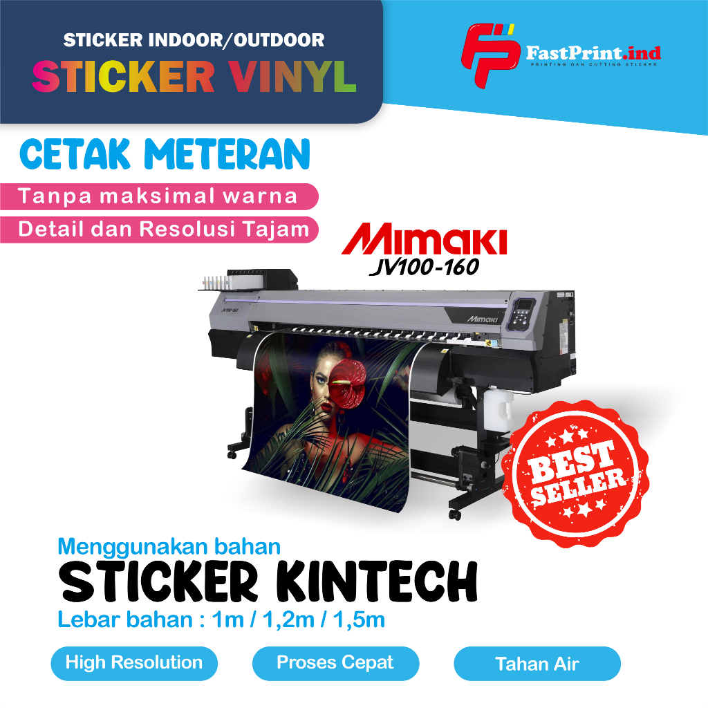 Jual Cetak Sticker Vinyl Meteran indoor Outdoor | Print Sticker Custom ...
