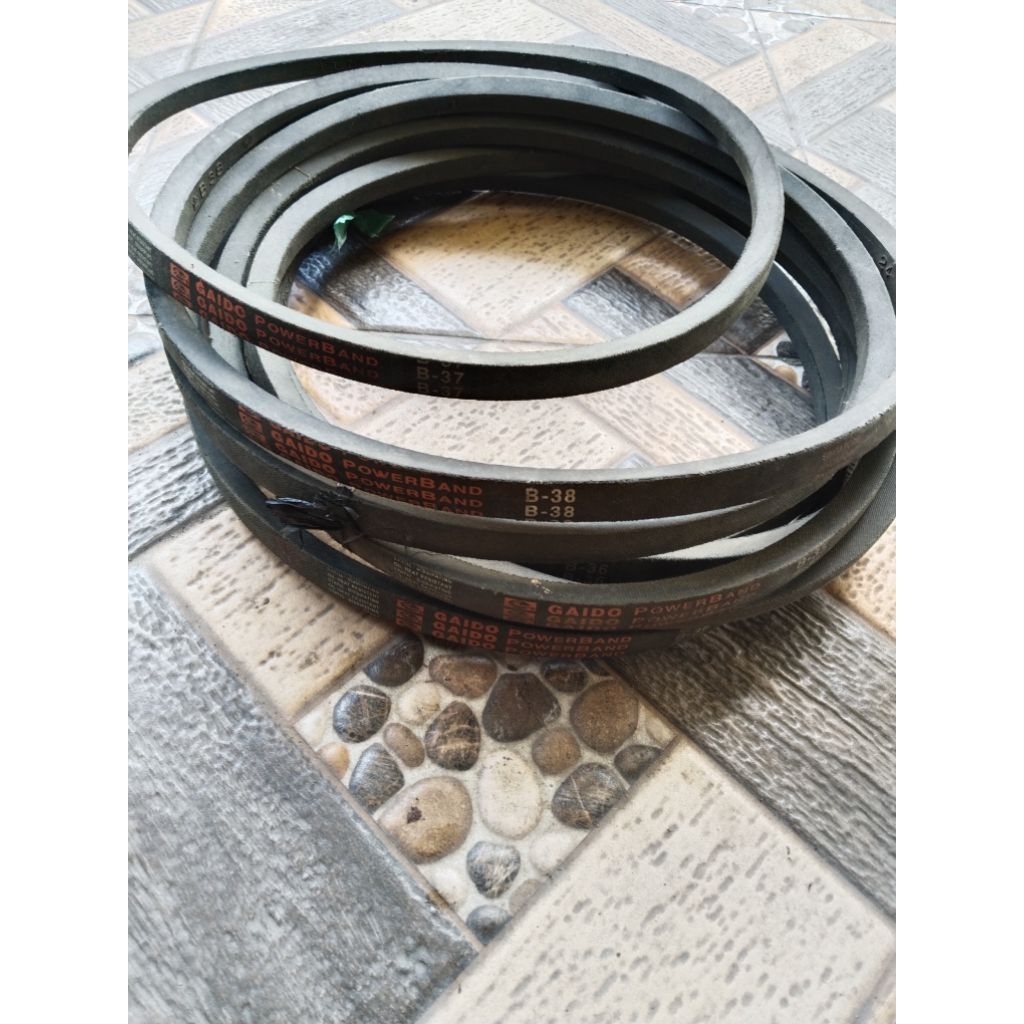 Jual V belt van belt fan belt Gaido B35 B36 B37 B38 | Shopee Indonesia