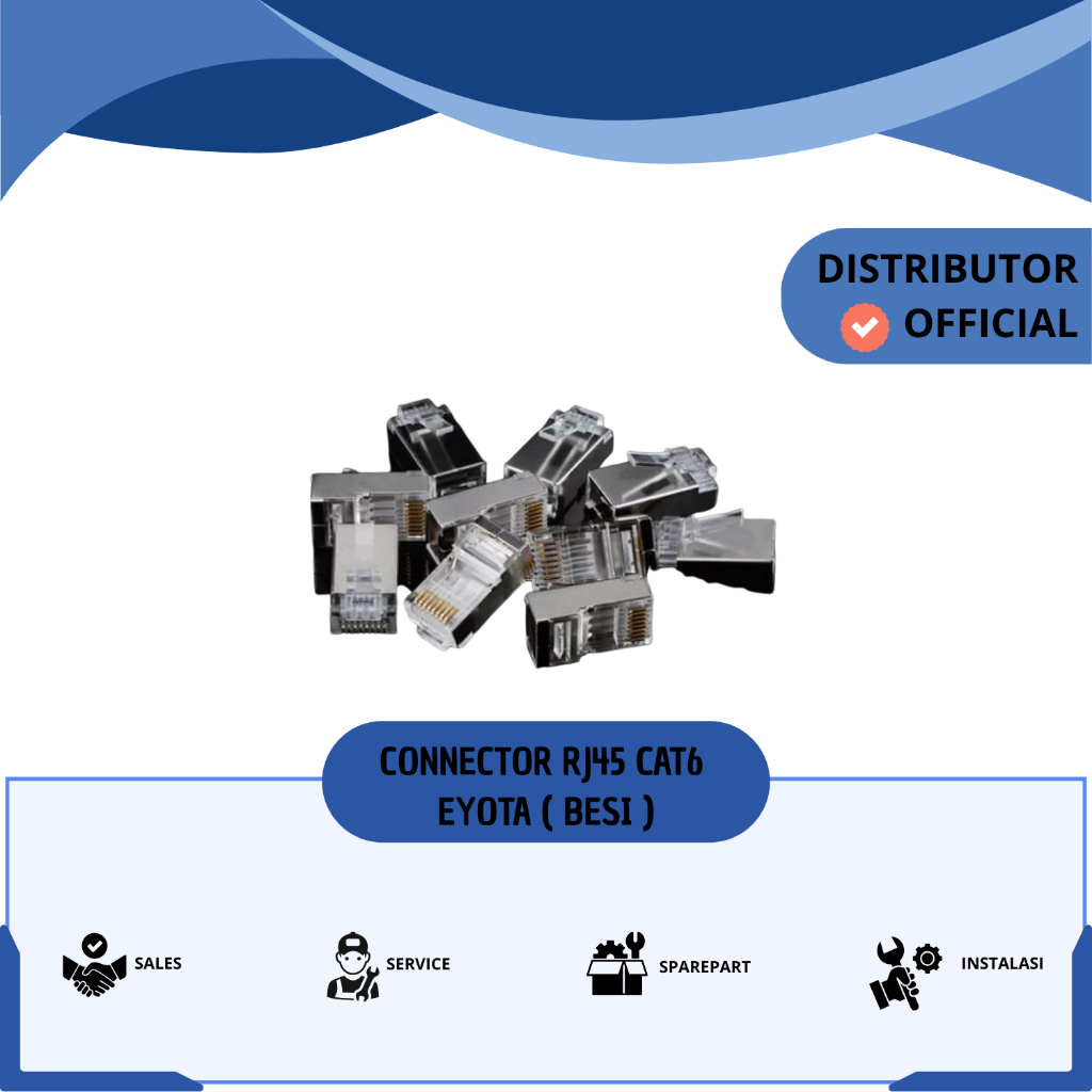 Jual CONNECTOR RJ45 CAT6 BESI | Shopee Indonesia