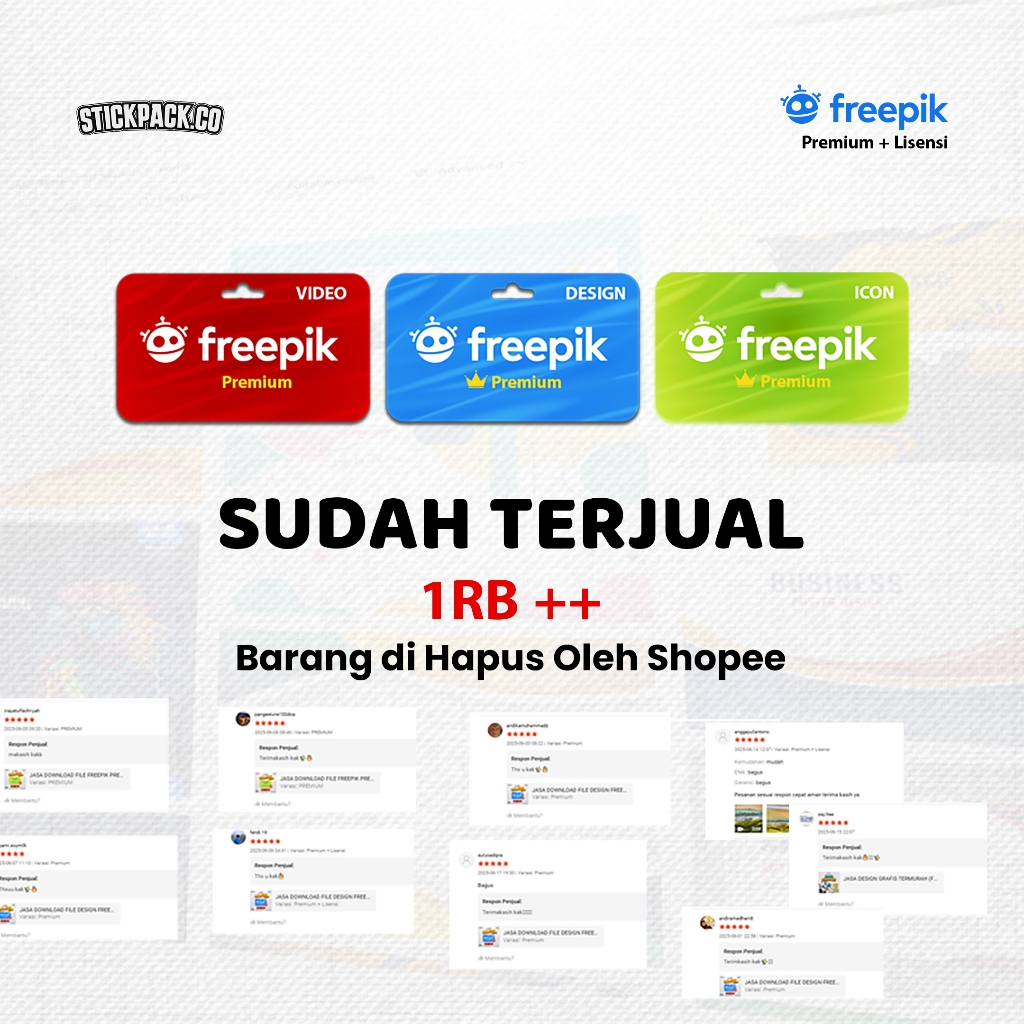 Jual Jasa Download Freepik Premium Termurah Shopee Indonesia