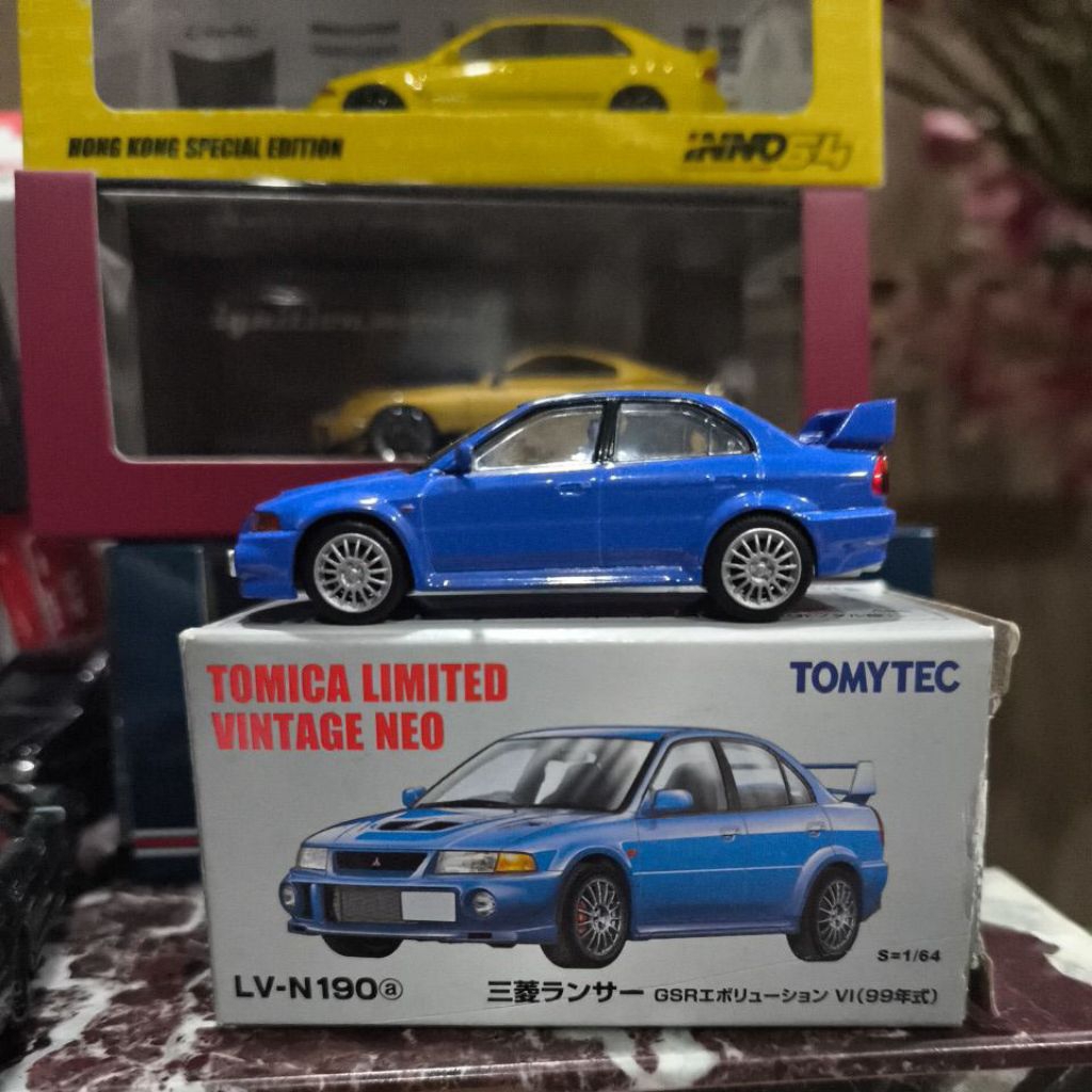 Tomica Limited Vintage Neo 1/64 - Mitsubishi Lancer GSR Evolution VI - Modèle Réduit Neuf