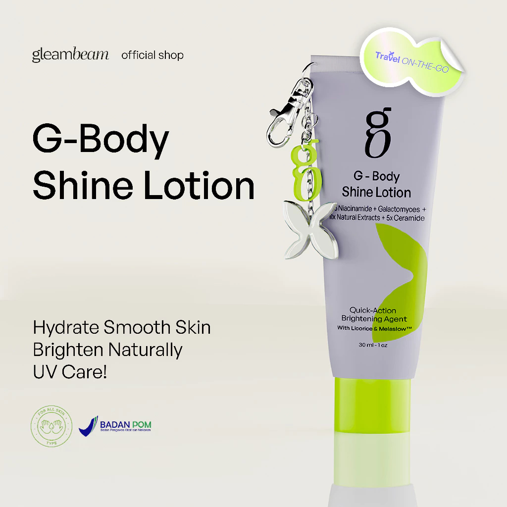 Jual G-Body Shine Lotion | Quick Action Brightening Agent by Gleambeam ...