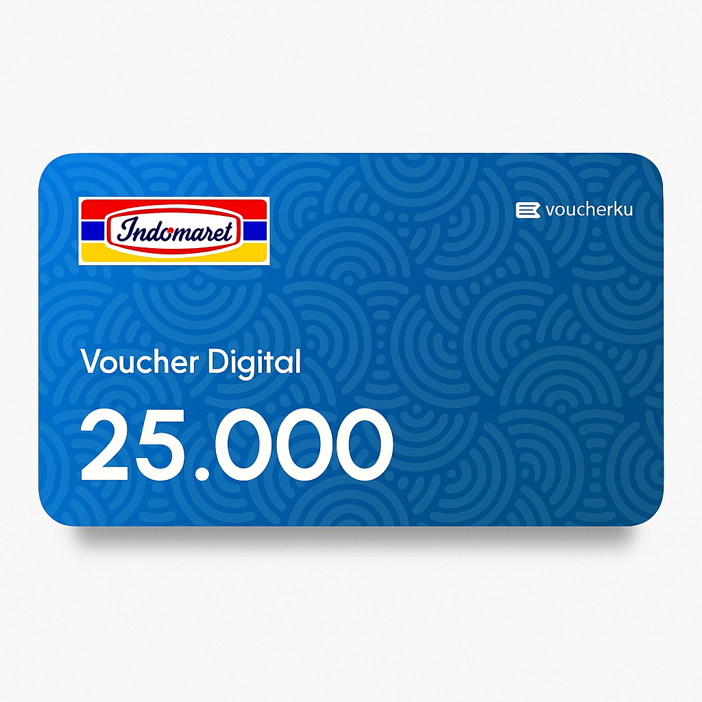 Jual VOUCHER FISIK INDOMARET 25.000 (TIDAK UNTUK DIJUAL/DENGAN ...
