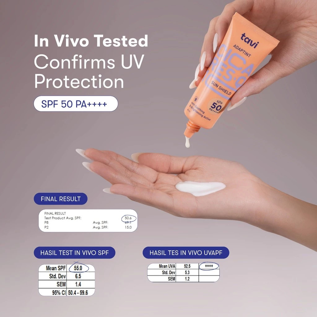 Jual Tavi Cica Res Q10 Sun Shield 40ml/AdapTint Sun Shield/Break Sun ...