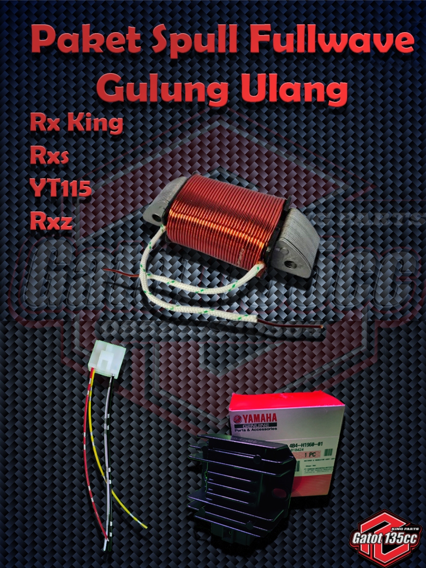 Jual Paket spul pengisian fullwave Rx king Rxs RXz DC set kiprok Nmax ...