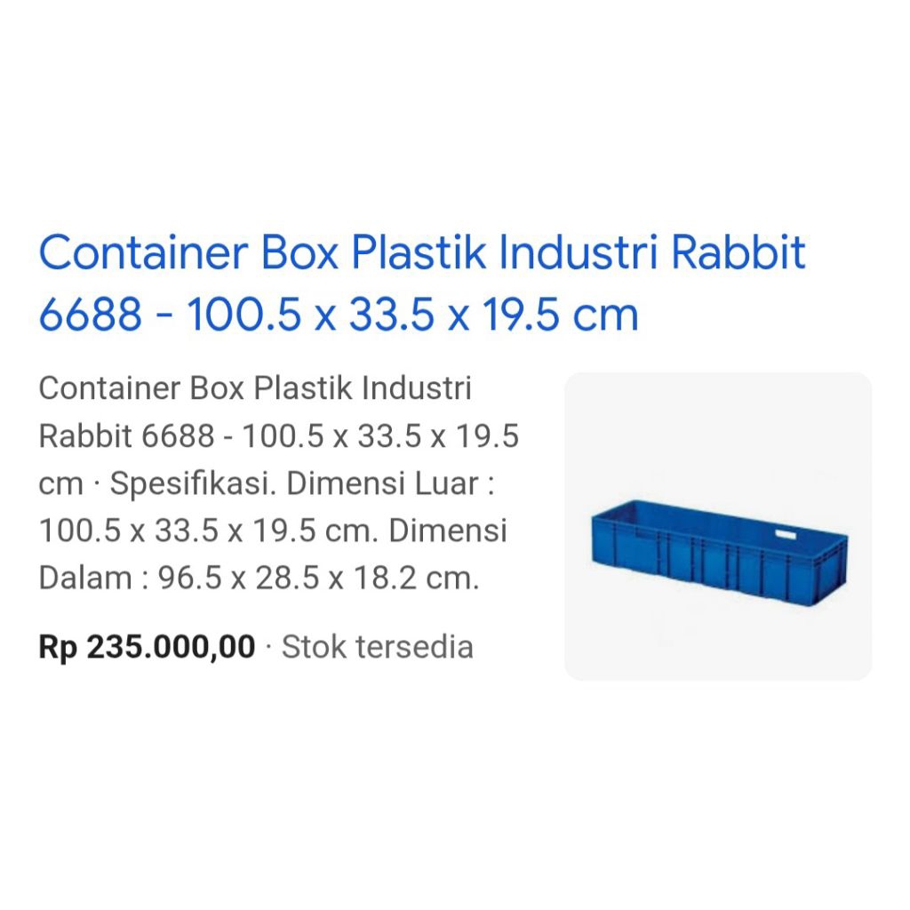 Jual box kontener bekas no 6688 ( paket 5 box) | Shopee Indonesia