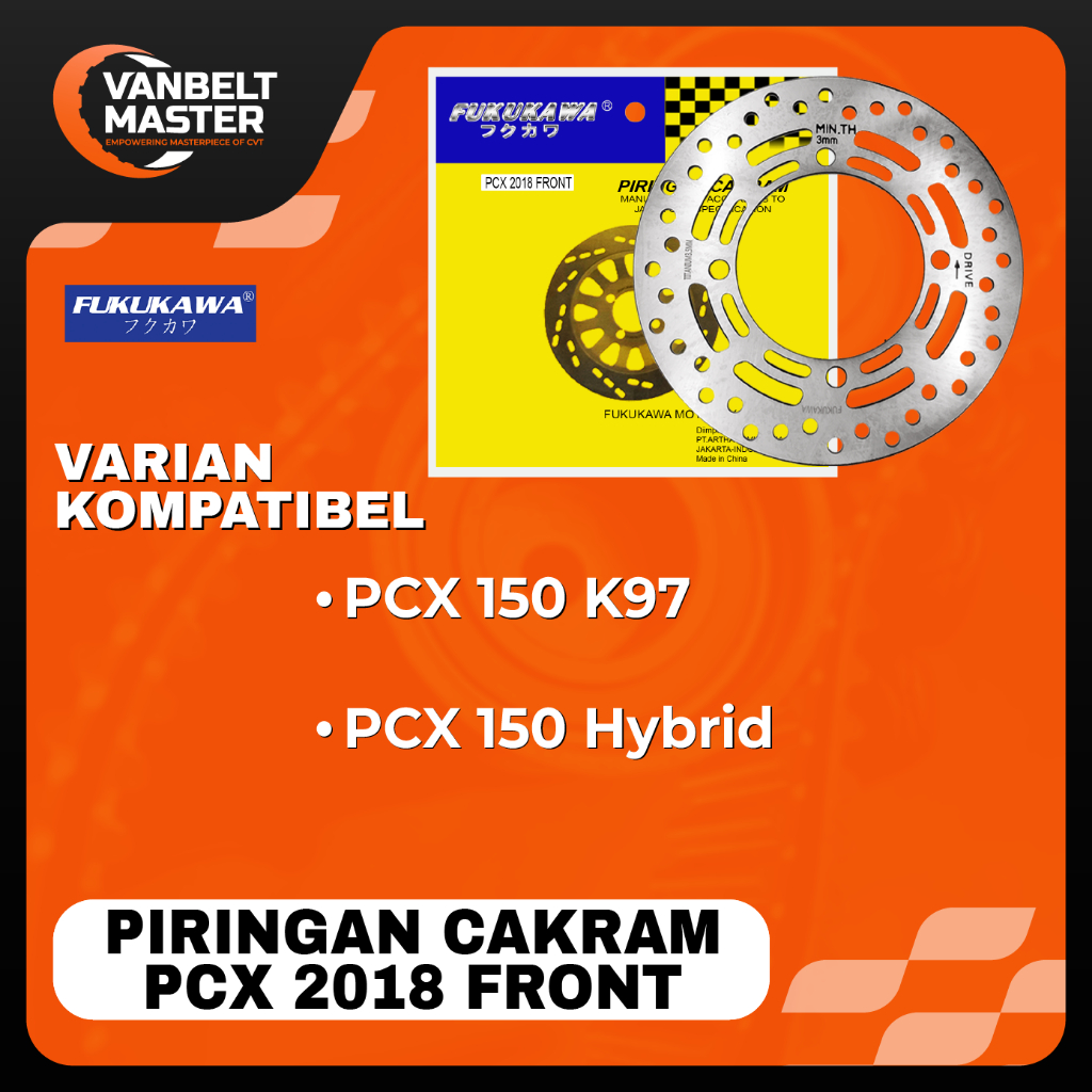 Jual Fukukawa Piringan cakram disc brake Belakang Honda PCX 160 Rear ...