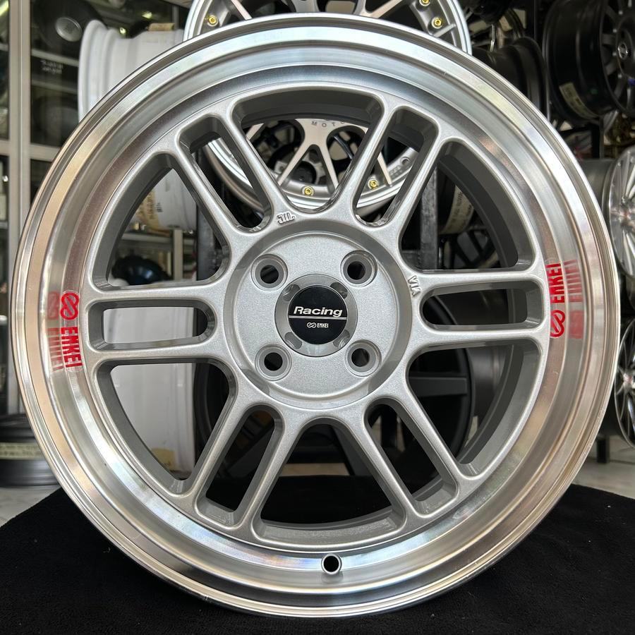 Jual VELG ENKEI RING 16 LEBAR 7 ET35 HOLE 4X100 WARNA SILVER LIP POLISH ...