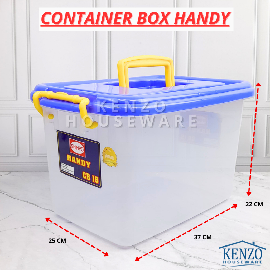 Jual CB 15 Liter Handy Shinpo Container Box Kontainer Mainan Storage ...