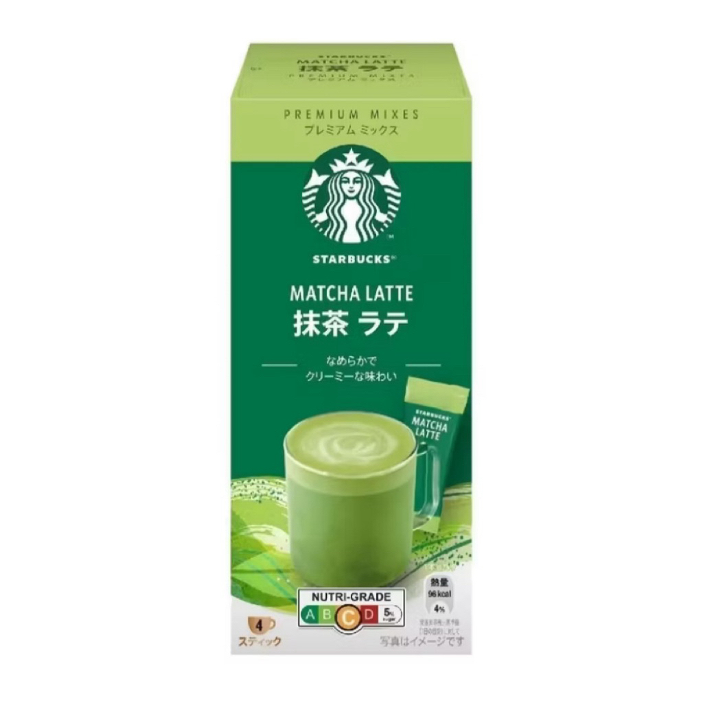 Jual Starbucks Matcha Latte Premium Coffee Mix 1 Box (4 Sachet ...