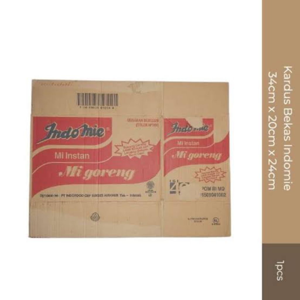 Jual Kardus bekas Indomie ukuran 34x20x24cm | Shopee Indonesia