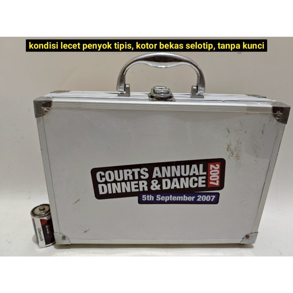 Jual hardcase koper aluminium mini storage box container tools ...