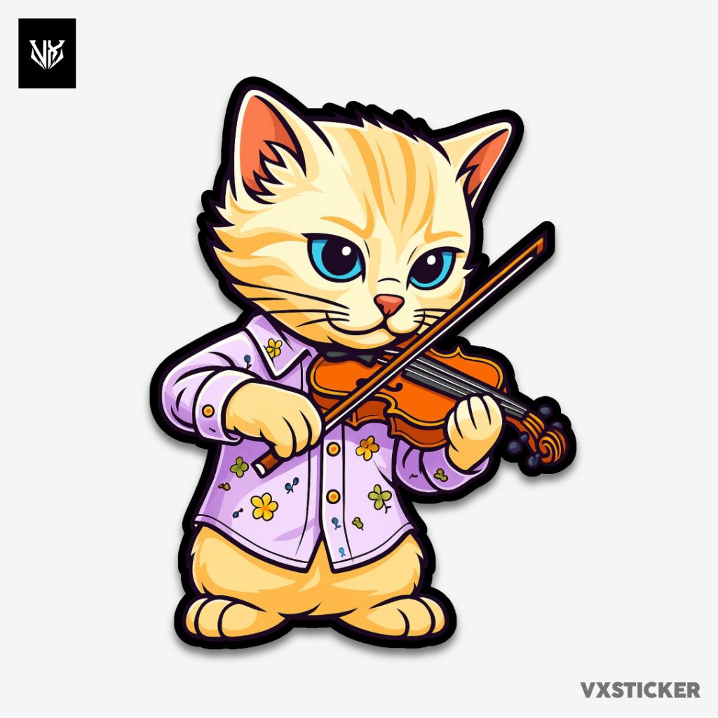 Jual Stiker/Sticker Kucing Band Lucu #24 VXSTICKER | Shopee Indonesia