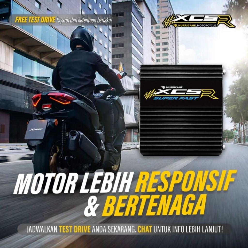 Jual Hurricane XCS R Super Fast for Motorcycle Garansi 10 Tahun XCSR ...